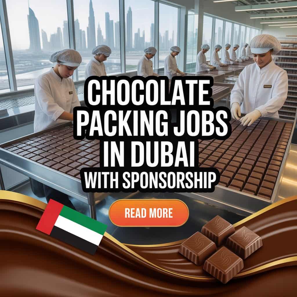 Chocolate Packing Jobs in Dubai with Sponsorship