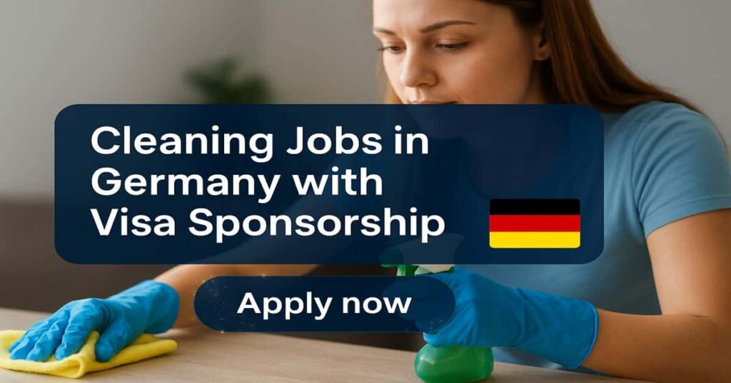 Cleaning Jobs in Germany with Visa Sponsorship