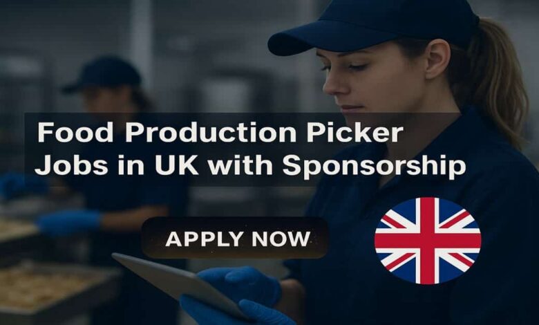 Food Production Picker Jobs in UK with Sponsorship