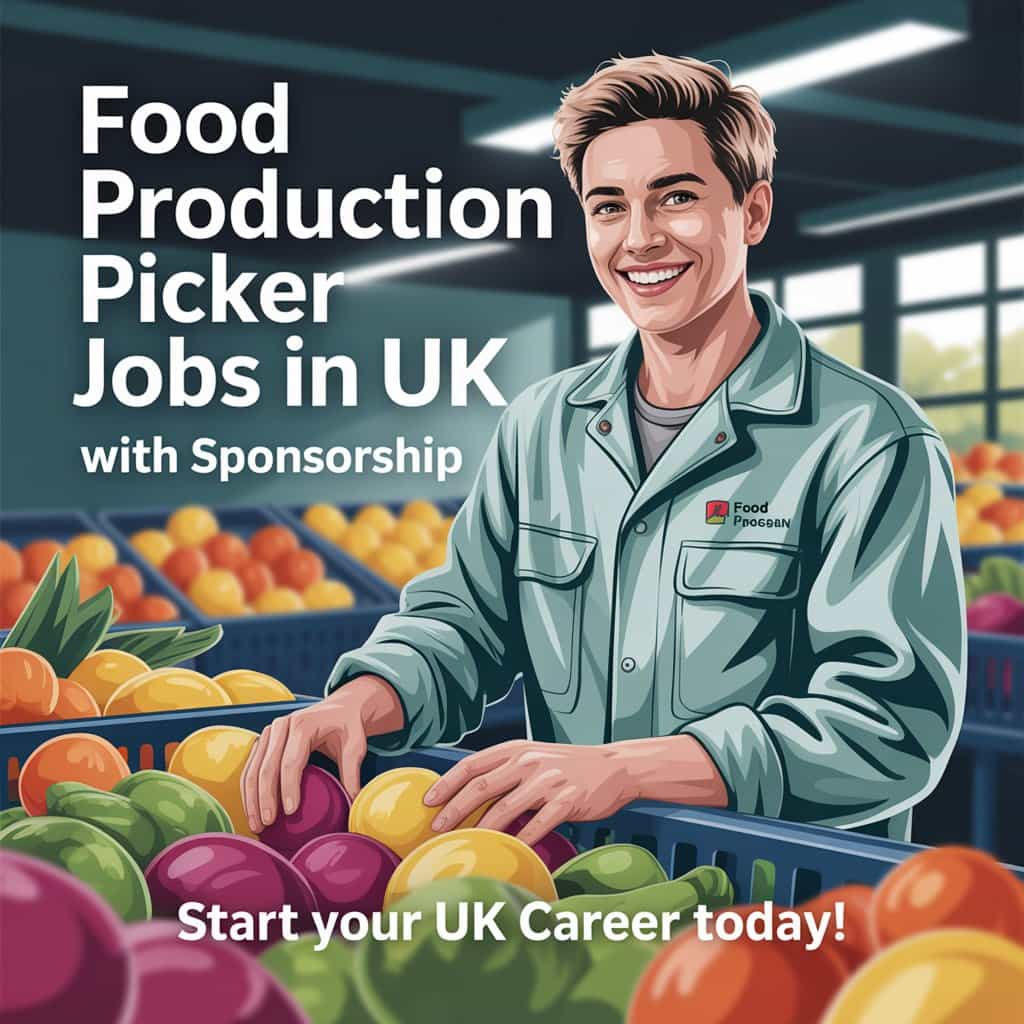 Food Production Picker Jobs in UK with Sponsorship