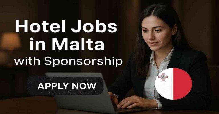Hotel Jobs in Malta with Sponsorship