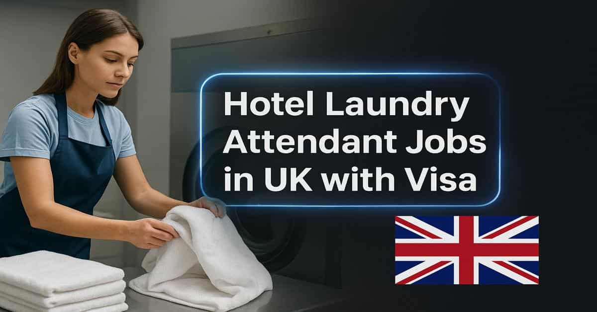 Hotel Laundry Attendant Jobs in UK with Visa