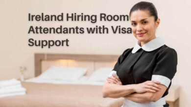 Ireland Hiring Room Attendants with Visa Support