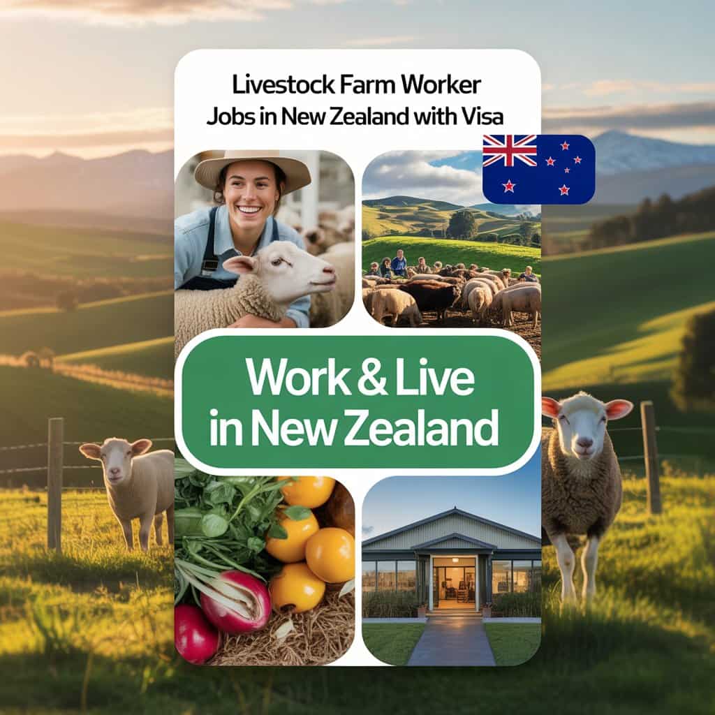 Livestock Farm Worker Jobs in New Zealand with Visa