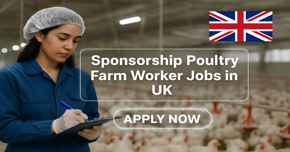 Sponsorship Poultry Farm Worker Jobs in UK