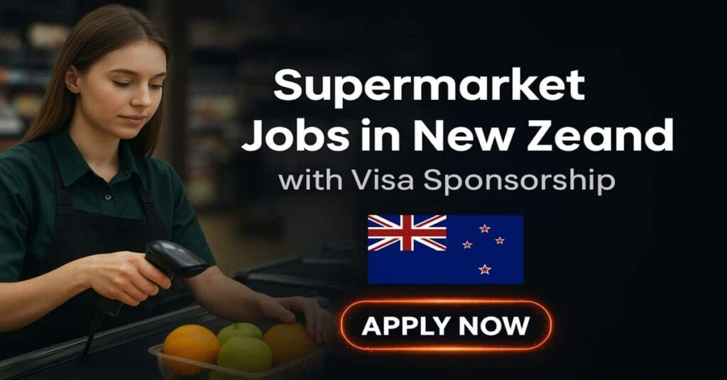 Supermarket Jobs in New Zealand with Visa Sponsorship