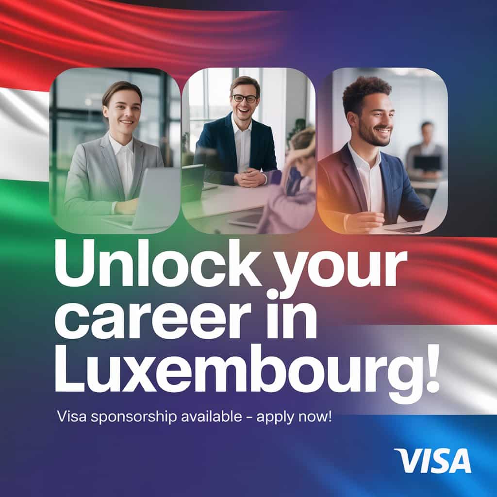 Visa Sponsorship Sales Jobs in Luxembourg