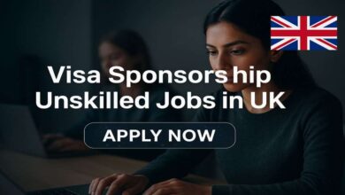 Visa Sponsorship Unskilled Jobs in UK