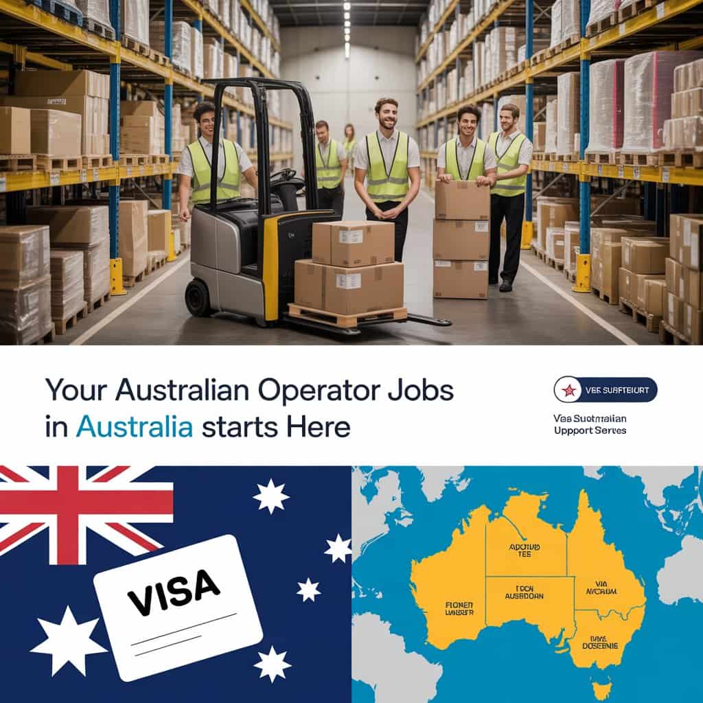 Warehouse Operator Jobs in Australia with Visa