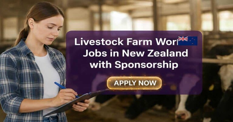 Livestock Farm Worker Jobs in New Zealand with Sponsorship