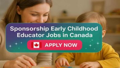 Sponsorship Early Childhood Educator Jobs in Canada