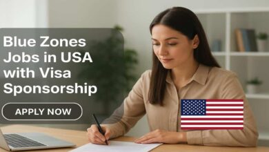 Visa Sponsorship Blue Zones Jobs in USA