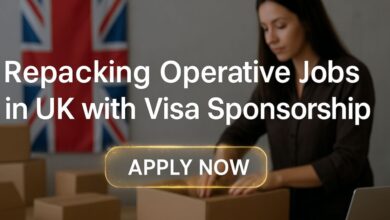 Repacking Operative Jobs in UK with Visa Sponsorship