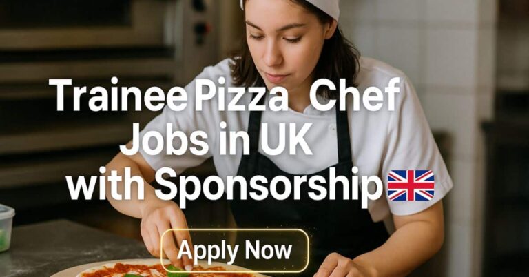 Trainee Pizza Chef Jobs in UK with Sponsorship