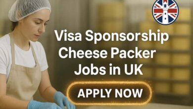 Visa Sponsorship Cheese Packer Jobs in UK